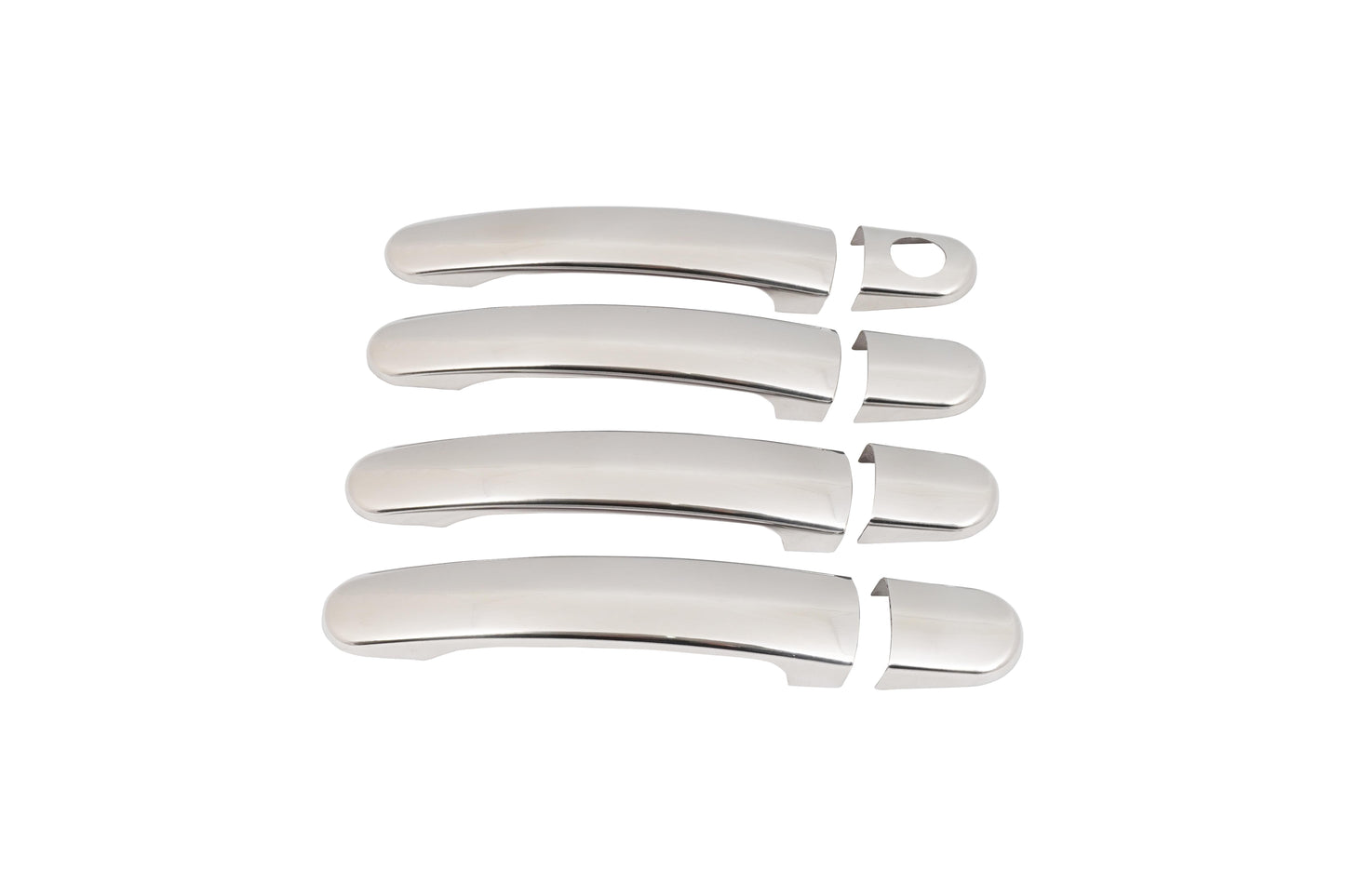 Audi A2 (2000-2005) Stainless Steel Chrome Door Handle Covers - 4 Doors