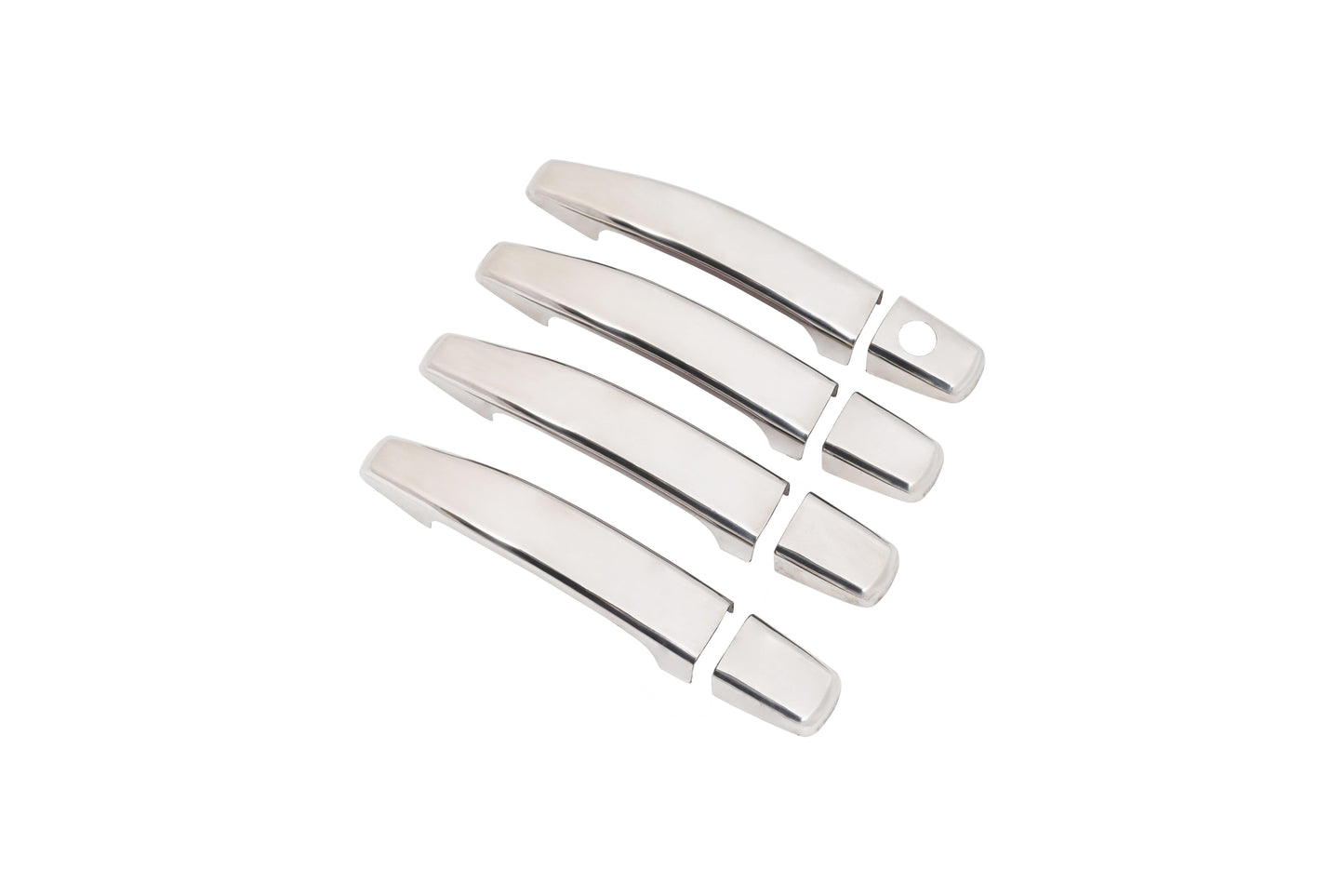 Chevrolet Captiva C100 (2006-2011) Stainless Steel Chrome Door Handle Covers - 4 Doors