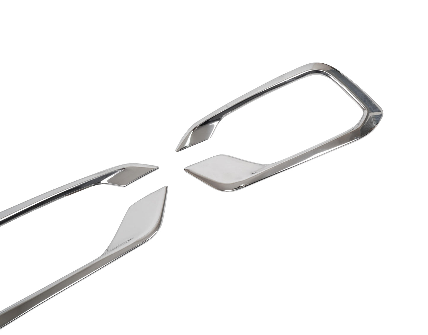 Fiat Tipo / Egea Facelift (2020-Present) Stainless Steel Chrome Front Fog Light Trims - 2 Pieces