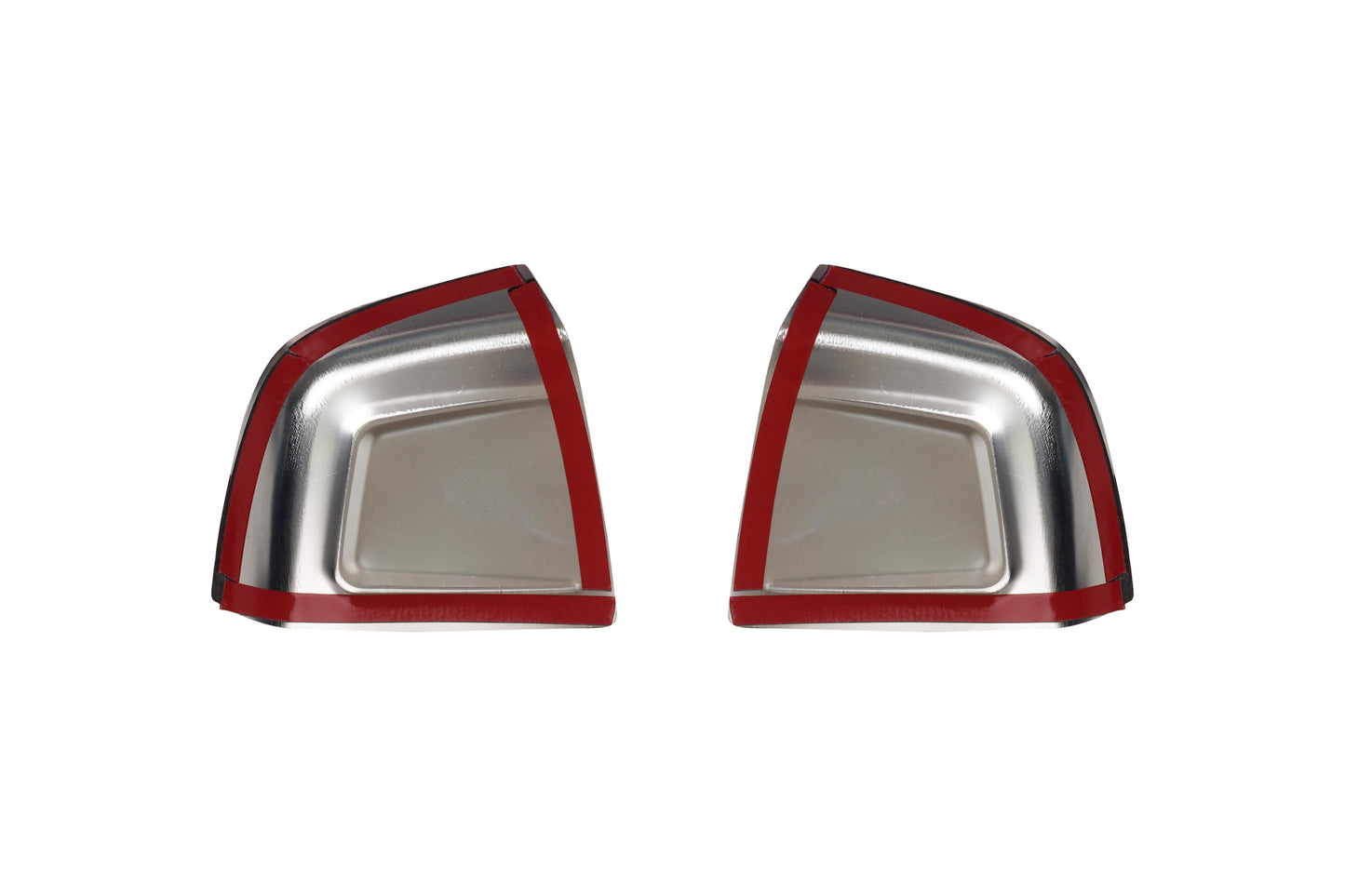 Fiat Doblo 2010+ Stainless Steel Side Mirror Cover Overlays