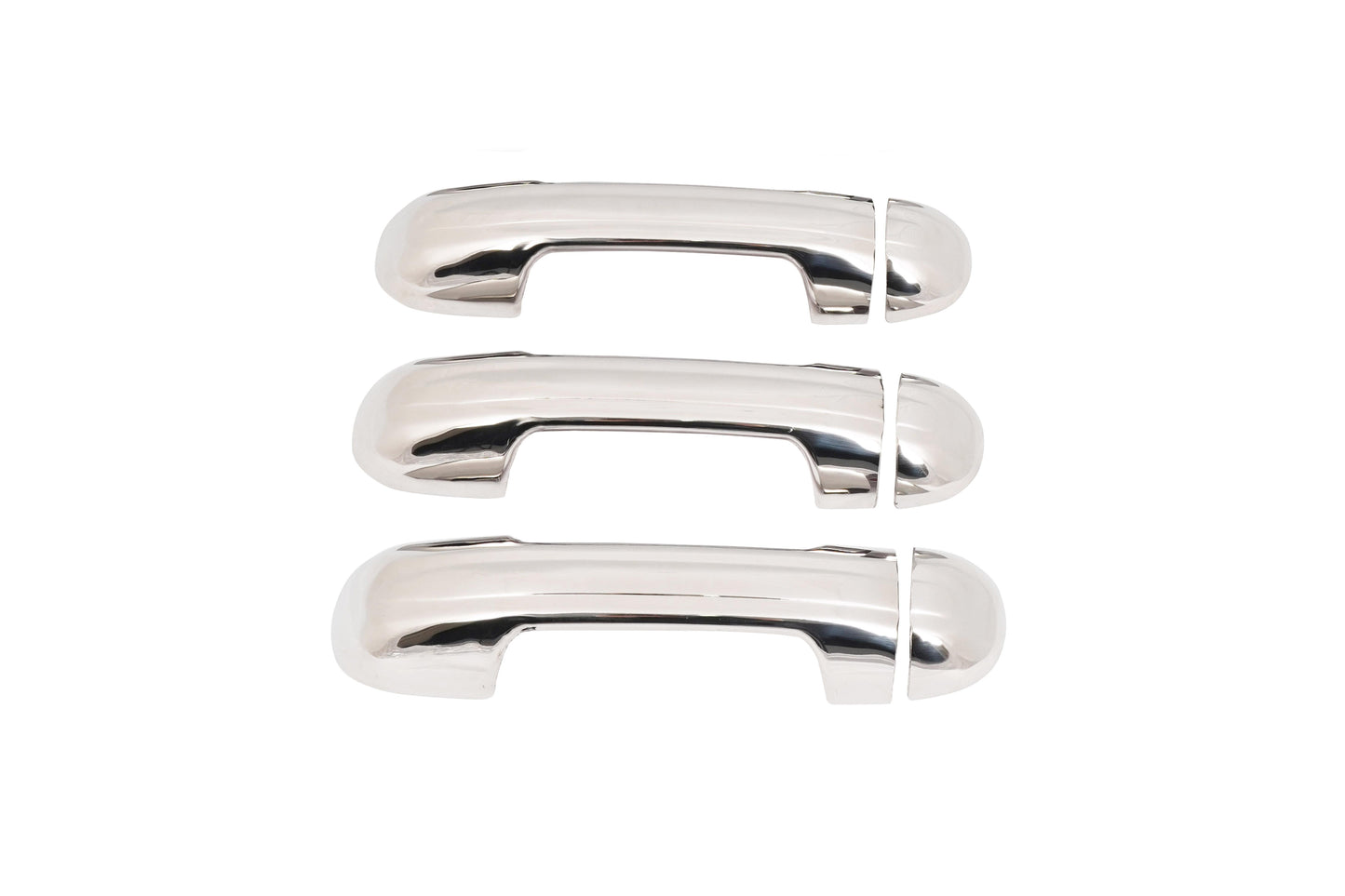 Ford Transit Connect (2002-2009) Stainless Steel Chrome Door Handle Covers - 3 Doors