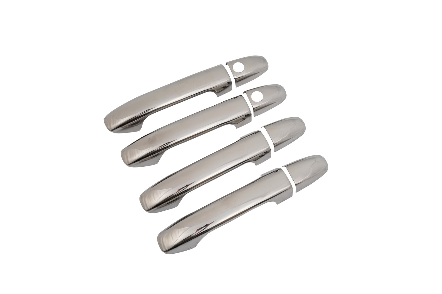 Mercedes Vito W447 (2014-Present) Stainless Steel Chrome Door Handle Covers - 4 Doors (2 Keyholes)