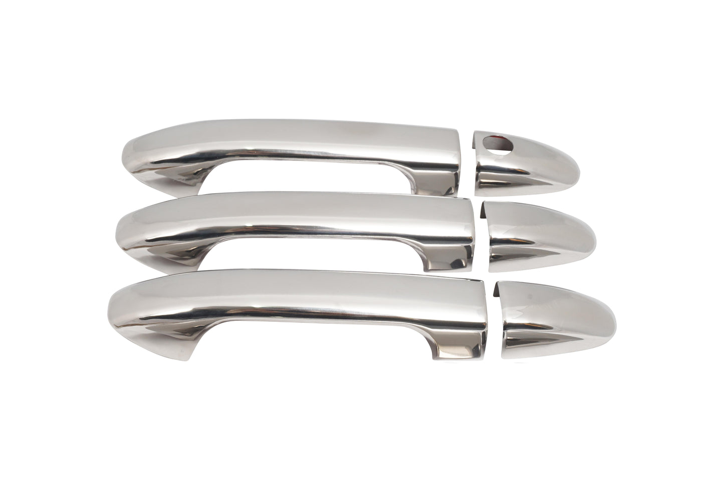 Mercedes-Benz Sprinter W907 (2019-Present) Stainless Steel Chrome Door Handle Covers - 3 Doors