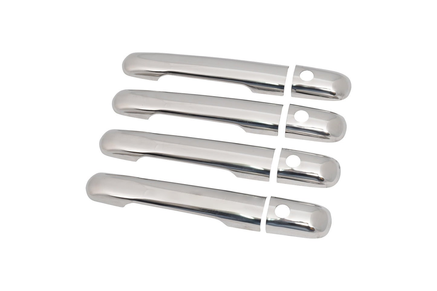 Mercedes-Benz Vito W638 (1996-2003) Stainless Steel Door Handle Covers - 4 Doors (With Keyholes)