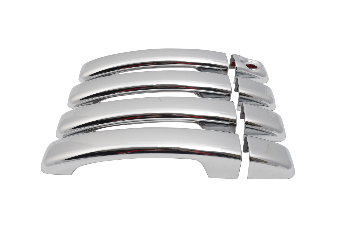 Nissan NV400 (2010-Present) Stainless Steel Chrome Door Handle Covers - 4 Doors / 8 Pieces (1 Keyhole)