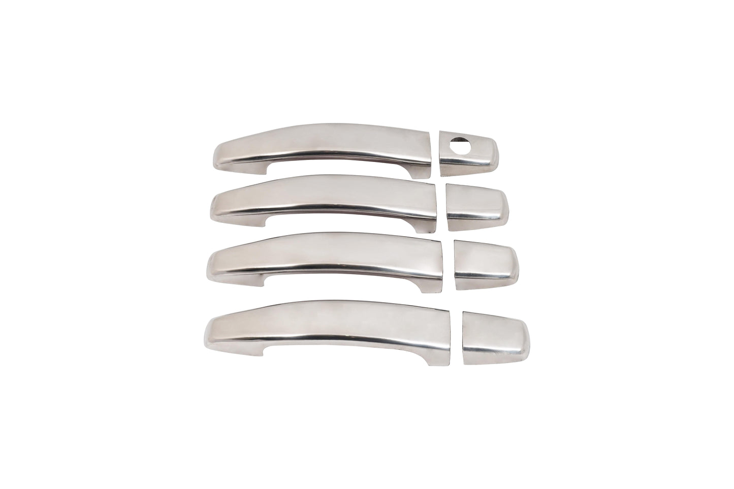 Opel Corsa D (2006-2015) Stainless Steel Chrome Door Handle Covers - 4 Doors