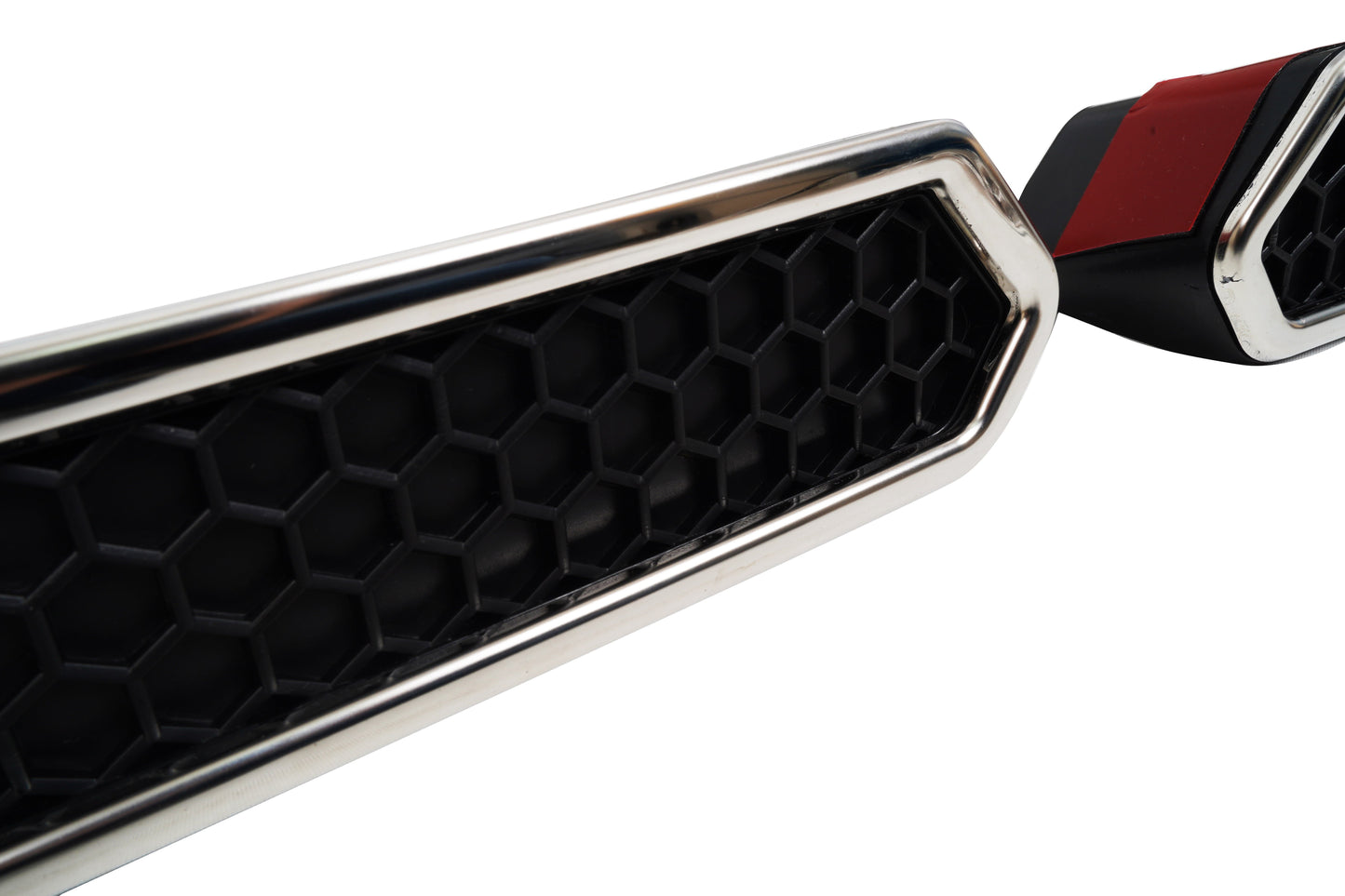 Renault Clio 4 Facelift (2015-2019) Stainless Steel Chrome Rear Bumper Exhaust Diffuser Trim