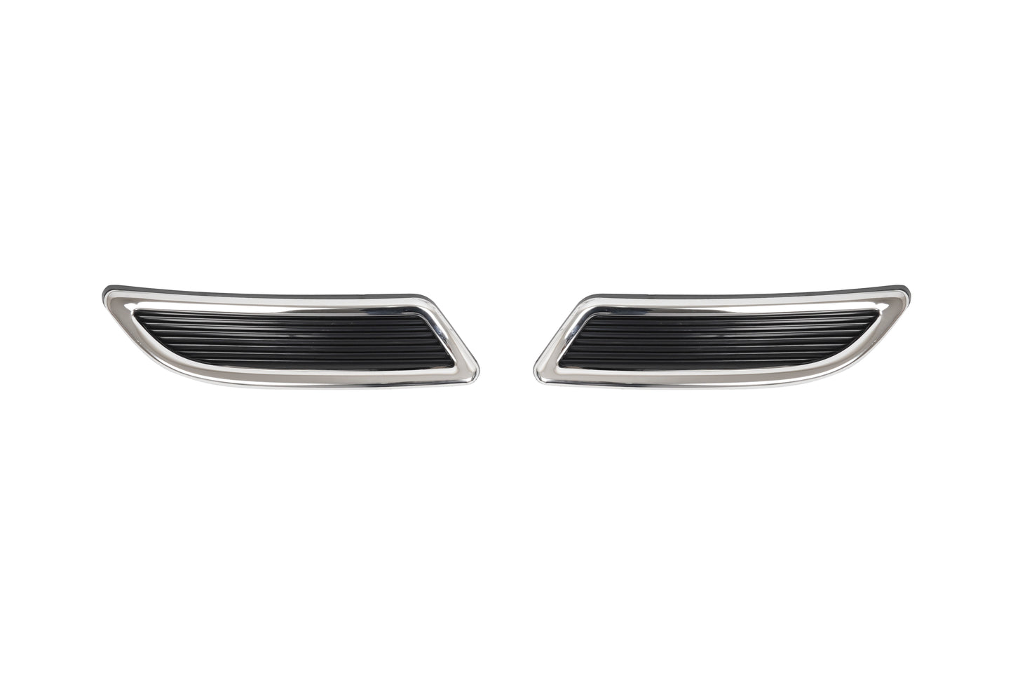 Renault Megane 4 (2016-Present) Stainless Steel Chrome Rear Bumper Exhaust Trims - 2 Piece