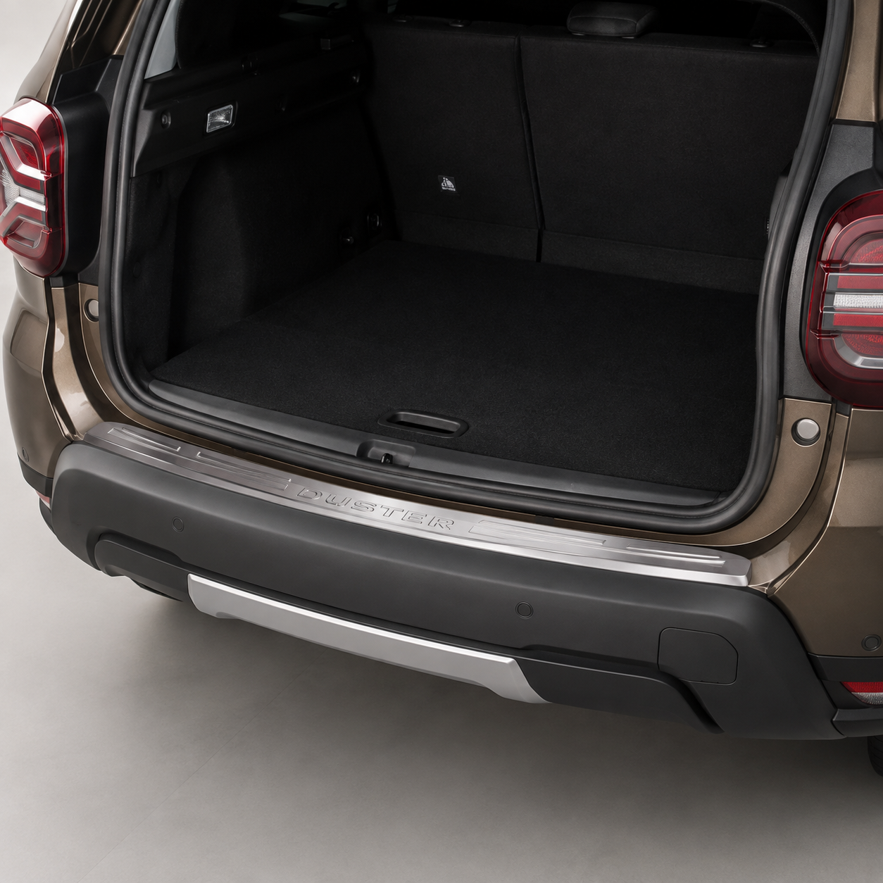 Dacia Duster II 2018–2023 Rear Bumper Sill Cover – Polished Stainless Steel