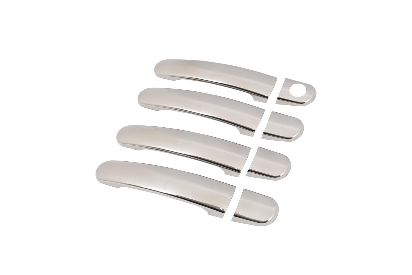 Audi A2 (2000-2005) Stainless Steel Chrome Door Handle Covers - 4 Doors