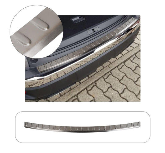 Audi A5 Sportback 8T 2009-2016 Matte Chrome Stainless Steel Rear Bumper Sill Protector