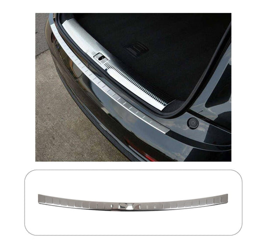Audi Q3 8U SUV 2011-2016 Stainless Steel Chrome Rear Bumper Sill Protector