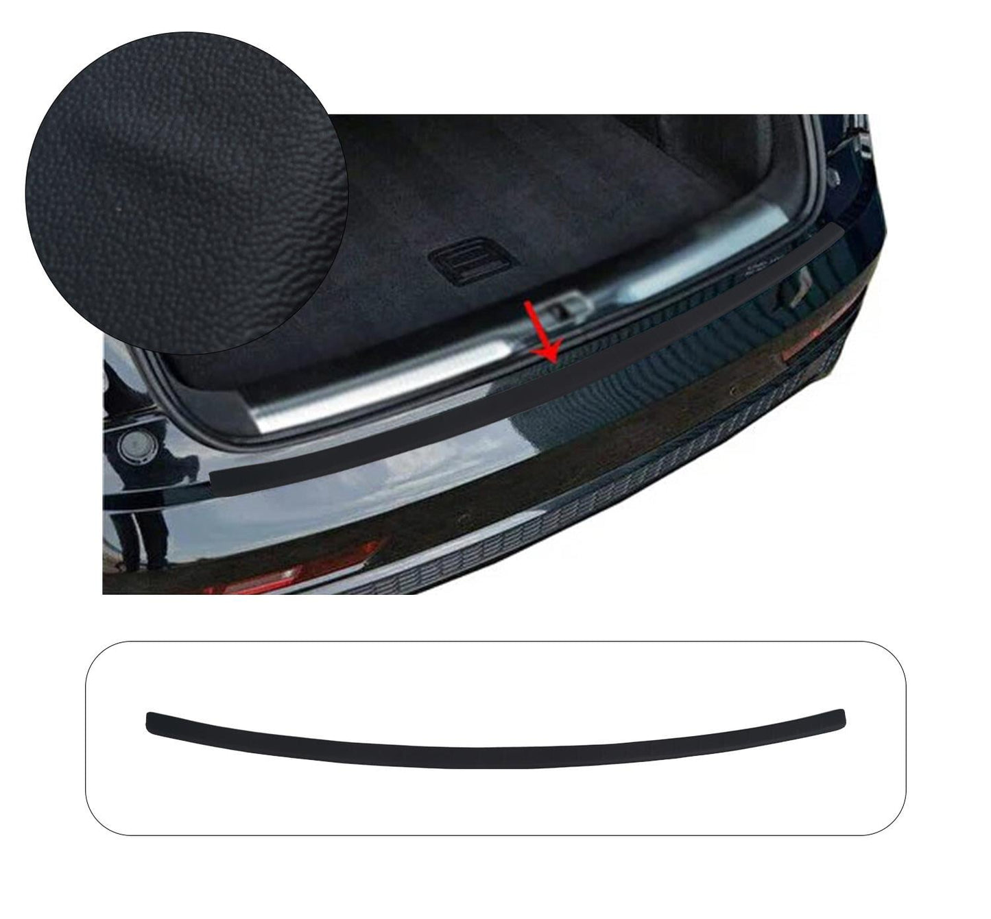 Audi Q3 MK1 Typ 8U SUV 2011-2016 Premium ABS Rear Bumper Protector Guard