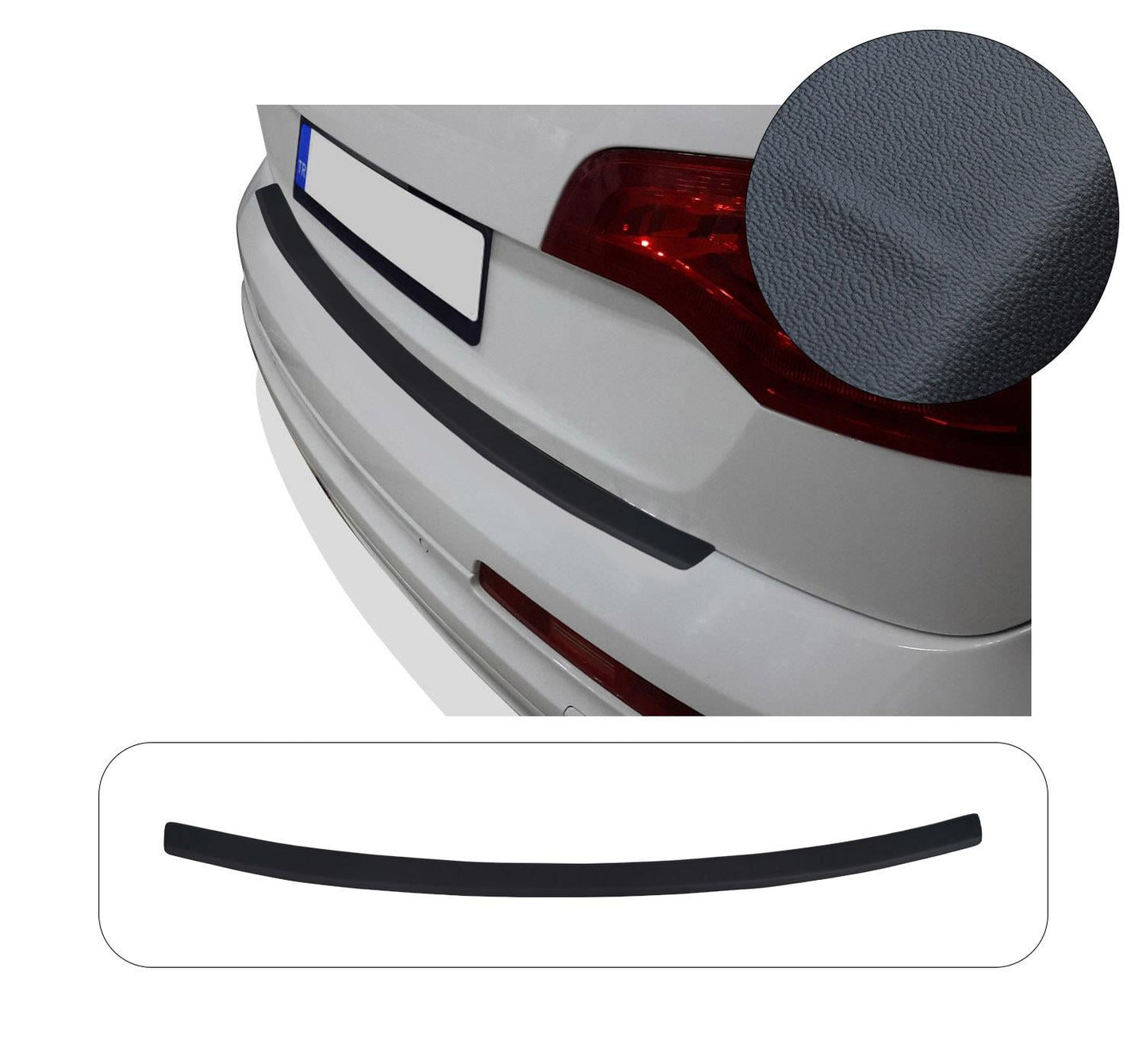 Audi Q7 Typ 4L SUV 2006-2015 Premium ABS Rear Bumper Protector Guard