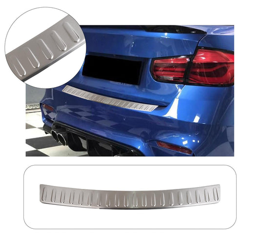 Rear Bumper Sill Cover for BMW 3 Series F30 / F35 / F80 Sedan – Polished Stainless Steel