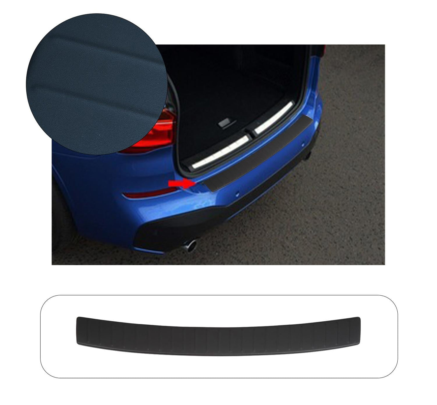 BMW X1 F48 SUV 2015-2022 Premium ABS Rear Bumper Protector Guard
