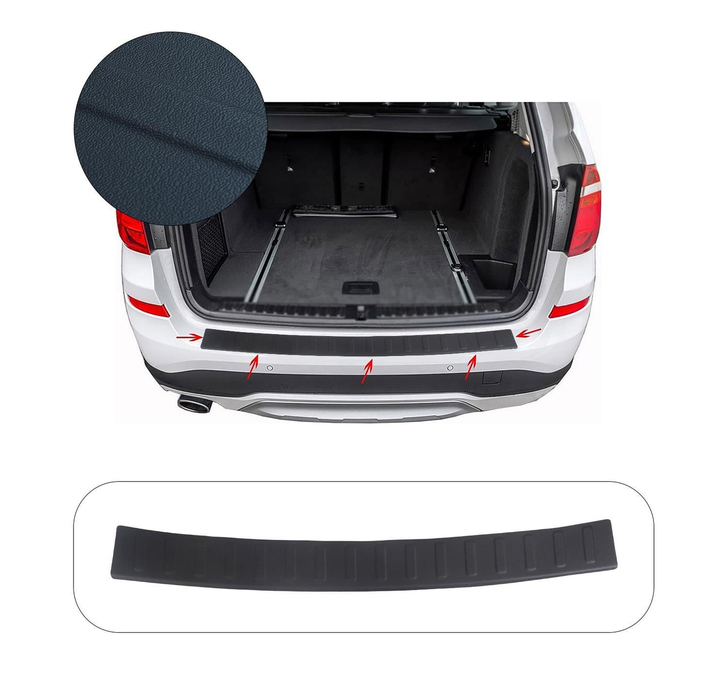 BMW X3 F25 SUV (2010-2017) Premium ABS Rear Bumper Protector Guard