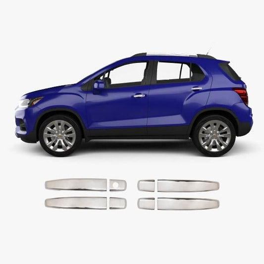Chevrolet Trax (2012-2022) Stainless Steel Chrome Door Handle Covers - 4 Doors