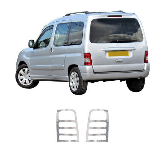 Citroen Berlingo I (1996-2008) Stainless Steel Chrome Tail Light Frames