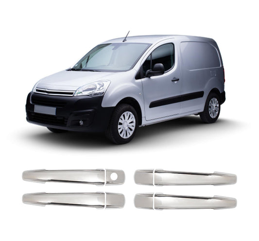 Citroen Berlingo II / Multispace (2008-2018) Stainless Steel Chrome Door Handle Covers