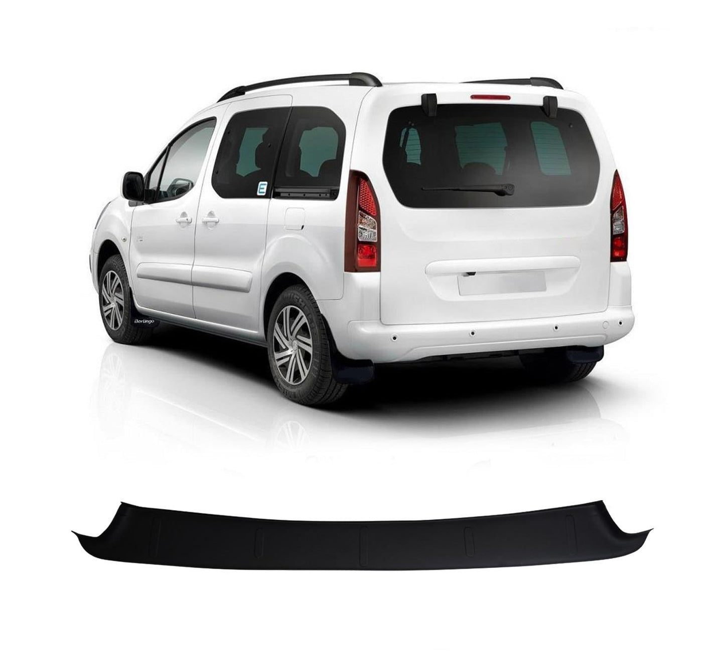 Citroen Berlingo MK2 (2008-2018) Heavy-Duty Wide ABS Rear Bumper Protector Guard