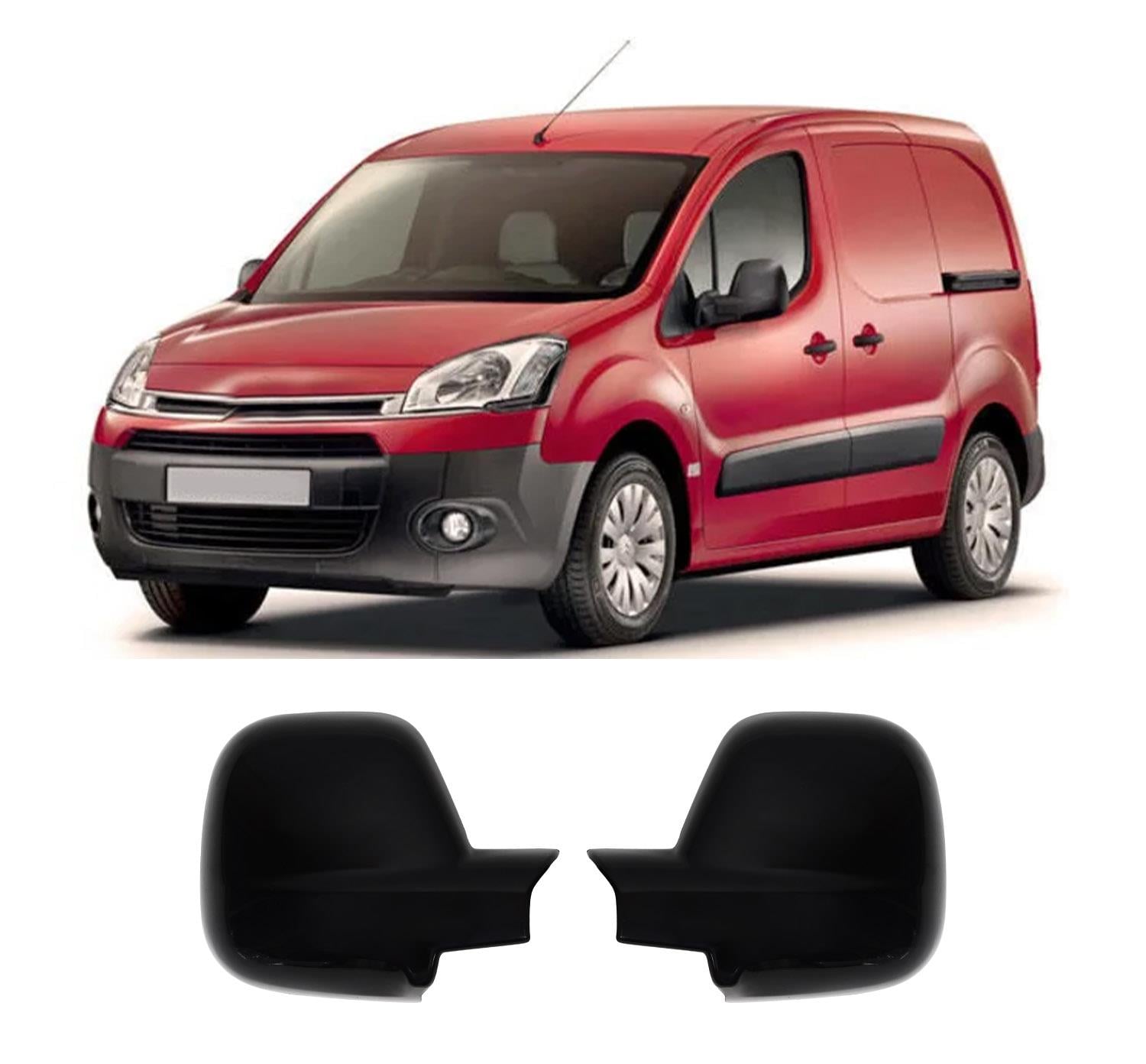 Citroen Berlingo Facelift 2012 ABS black mirror cover overlay