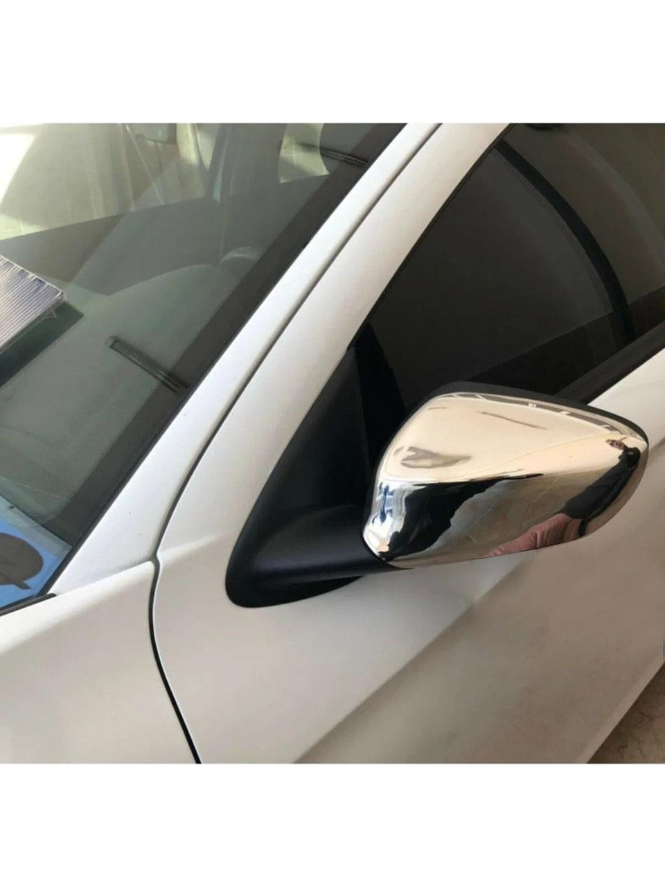 Citroen C-Elysee 2012+ Stainless Steel Side Mirror Cover Overlays