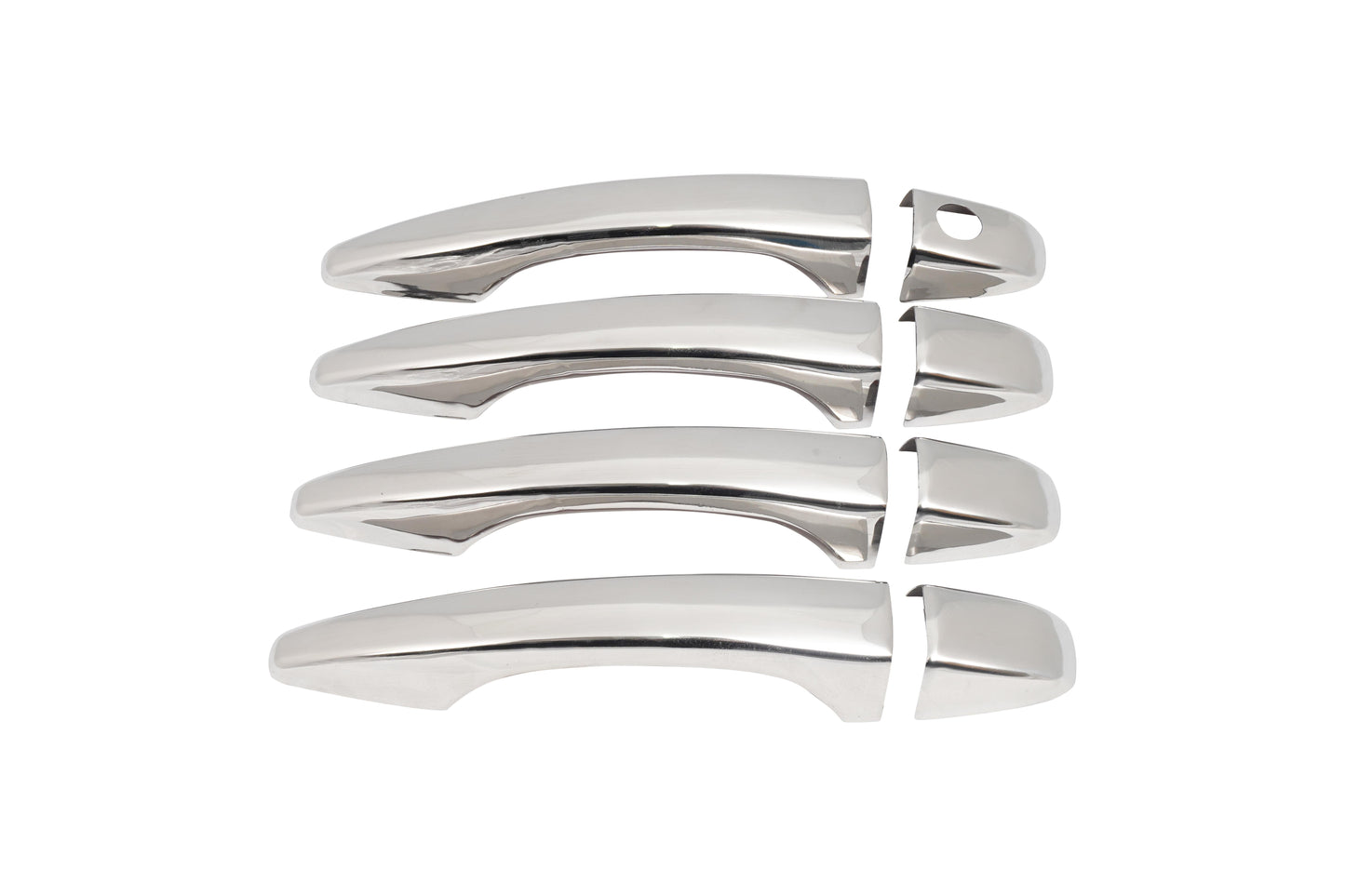 Citroen C4 II (2010-2018) Stainless Steel Chrome Door Handle Covers - 4 Doors