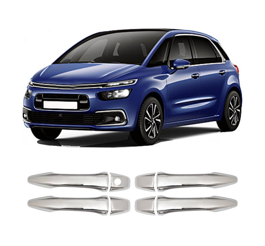 Citroen C4 Picasso / Grand C4 Picasso (2013-2018) Stainless Steel Chrome Door Handle Covers - 4 Doors