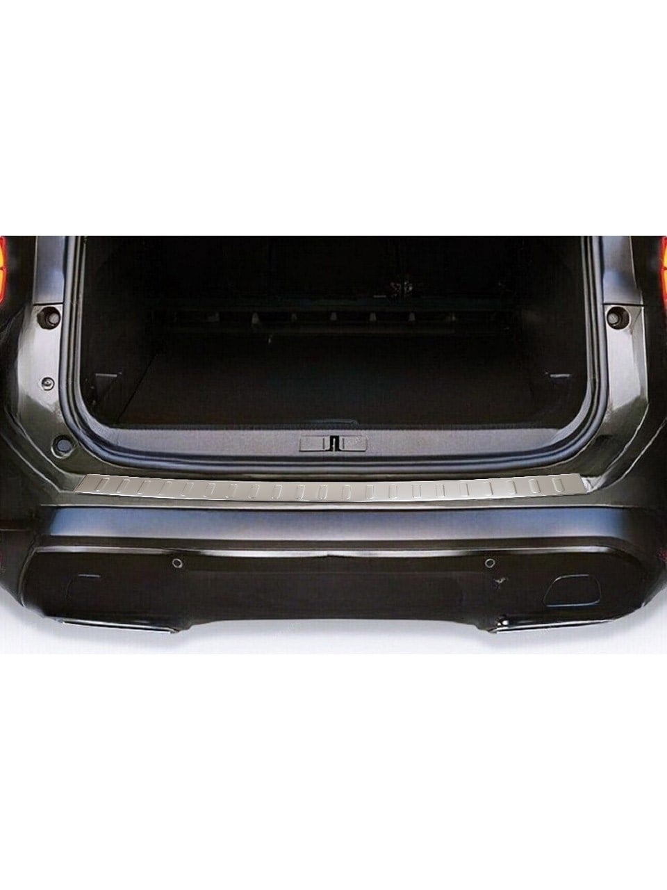 Citroën C5 Aircross 2019–2025 Rear Bumper Sill Cover – Polished Stainless Steel