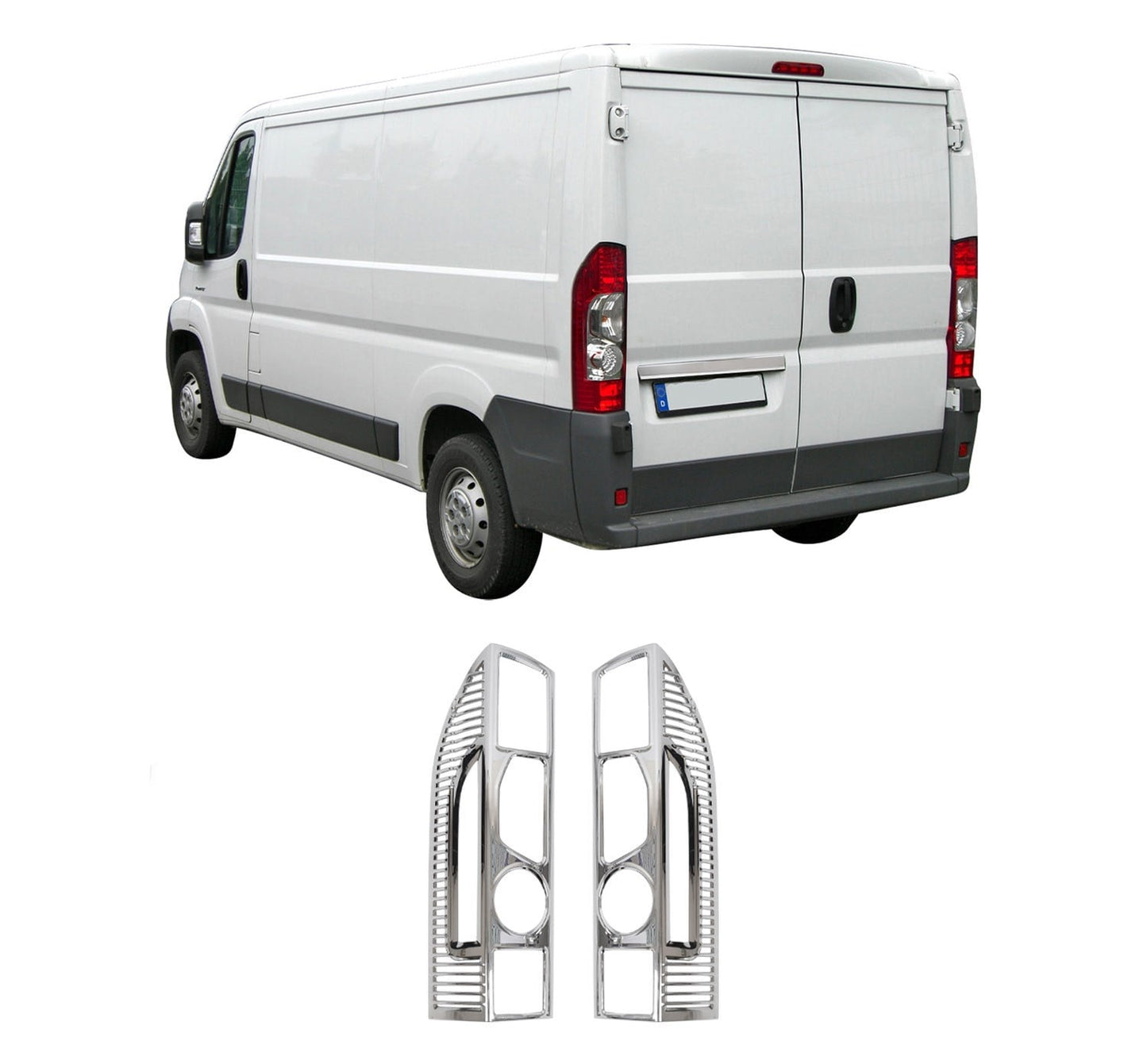 Citroen Jumper (2006-Present) Stainless Steel Chrome Tail Light Frames