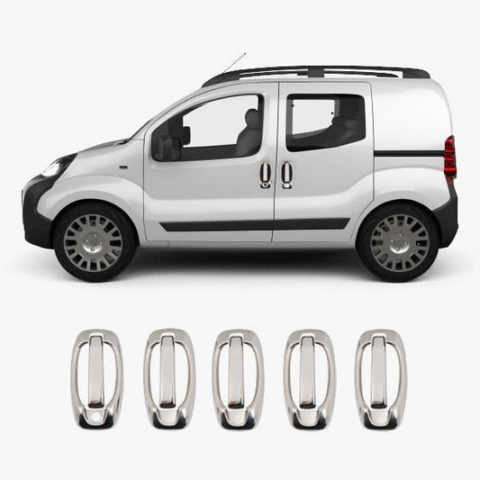 Citroen Nemo (2007-2016) Stainless Steel Chrome Door Handle Covers Set - 5 Doors