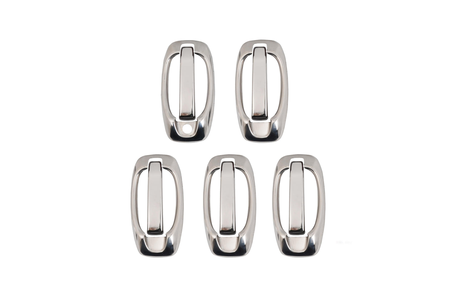 Citroen Nemo (2007-2016) Stainless Steel Chrome Door Handle Covers Set - 5 Doors