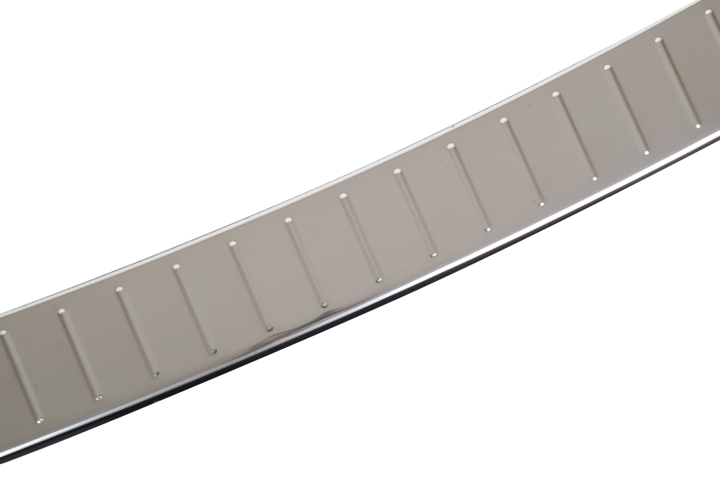 Rear view of Citroën SpaceTourer fitted with stainless steel bumper loading edge protector