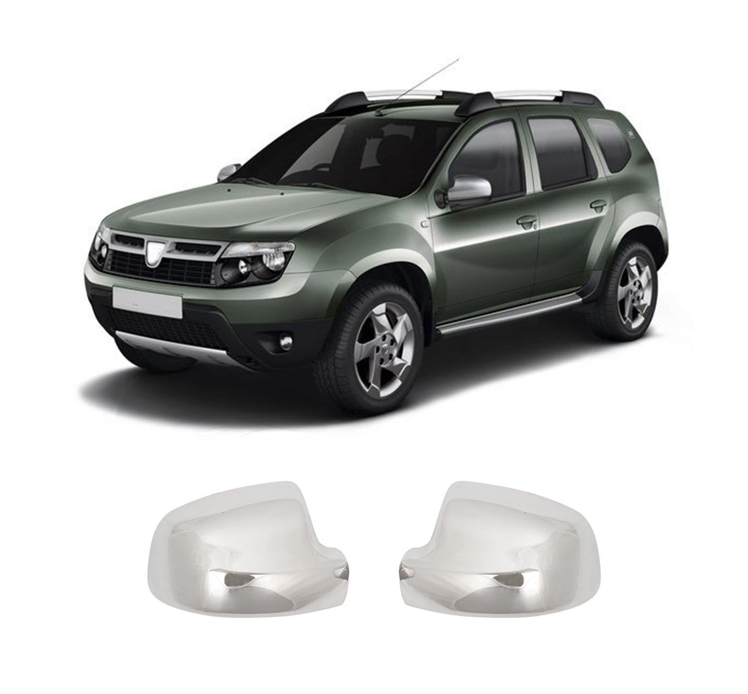 Dacia Duster 2013-2017 stainless steel mirror cover overlay