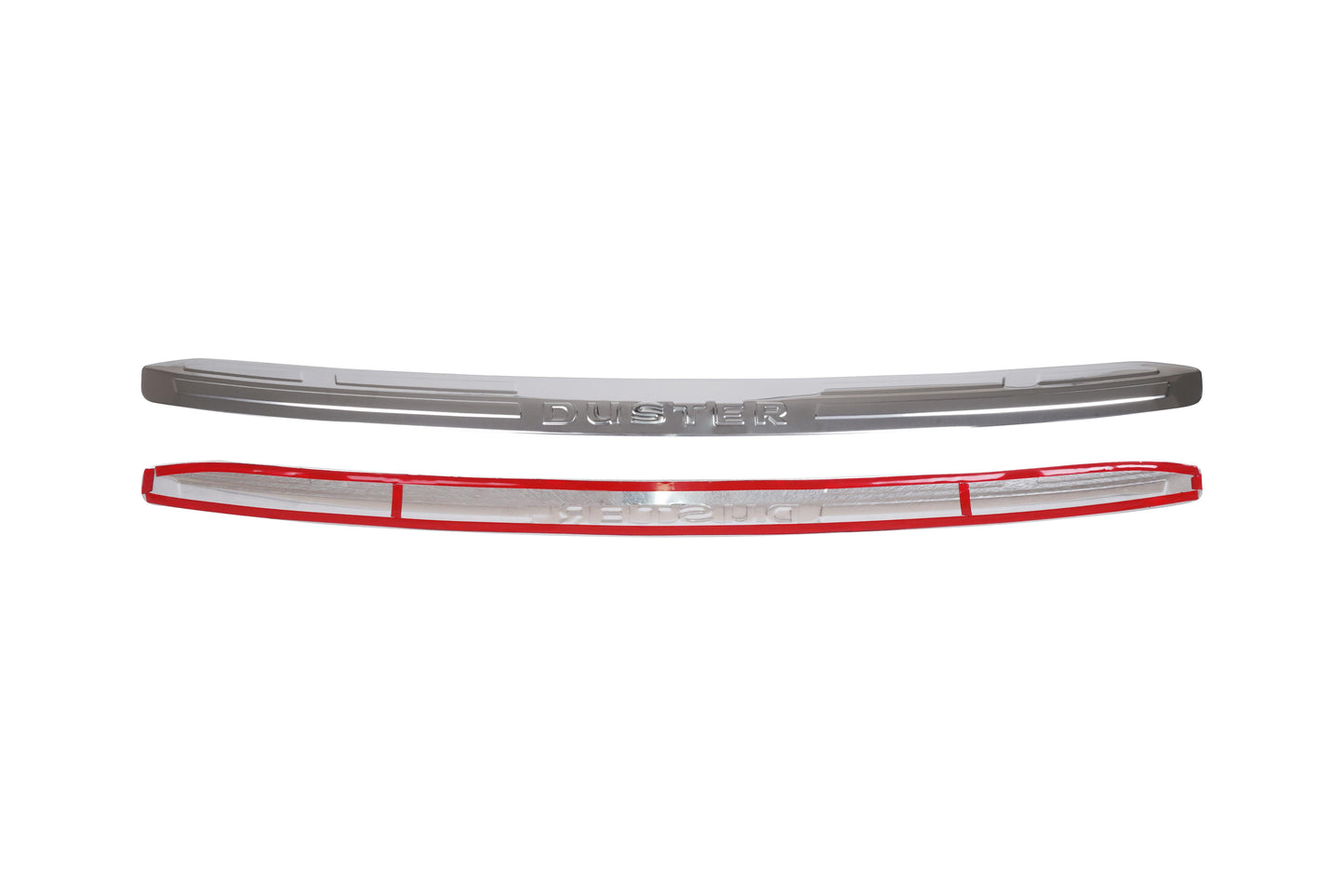 Dacia Duster II 2018–2023 Rear Bumper Sill Cover – Polished Stainless Steel