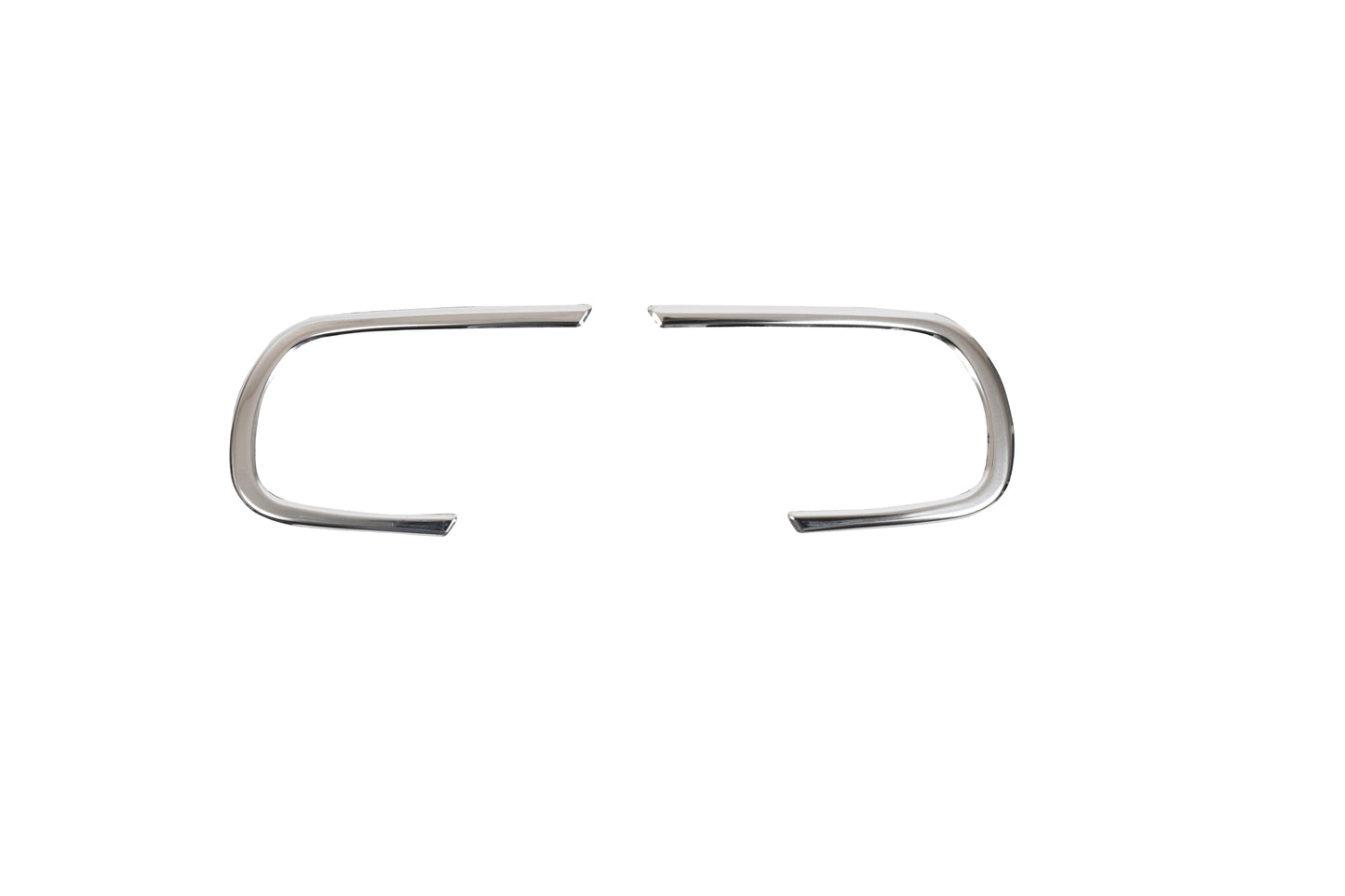 Dacia Duster (2018-Present) Stainless Steel Chrome Front Fog Light Trims - 2 Pieces