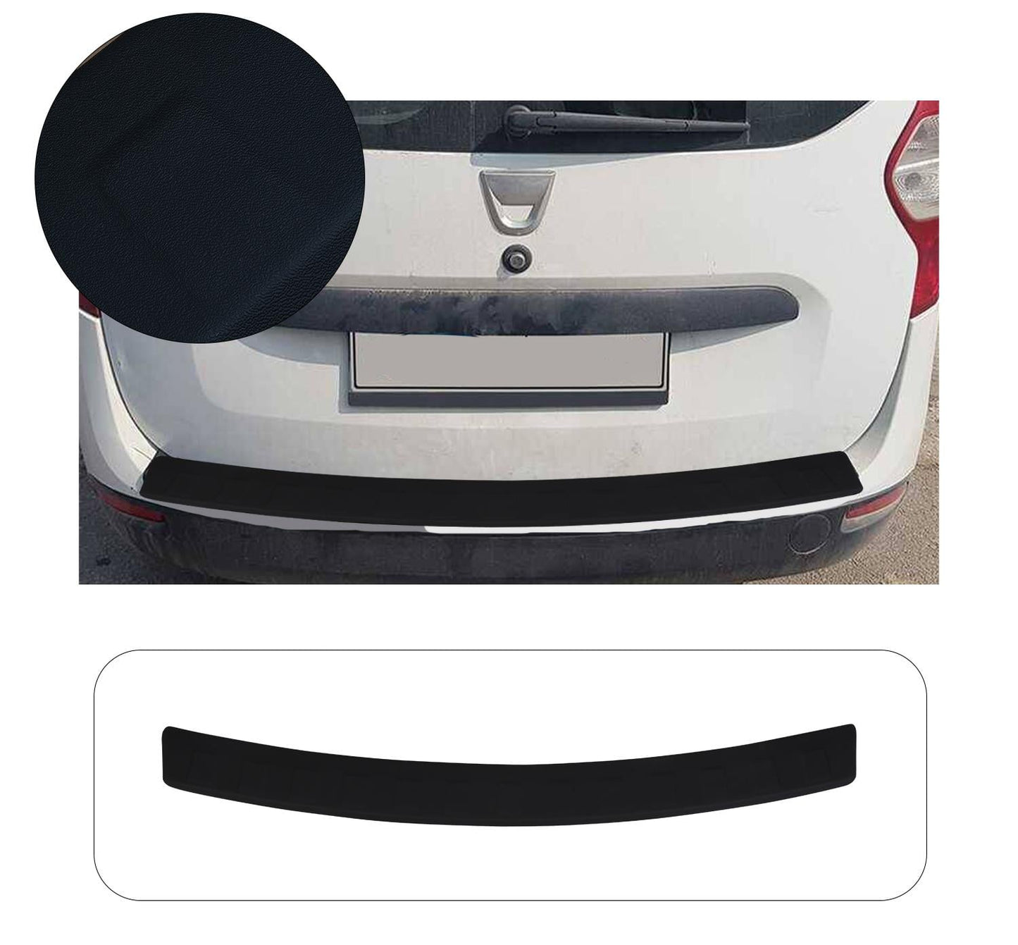 Dacia Lodgy MPV 2013-2022 Premium ABS Rear Bumper Protector Guard
