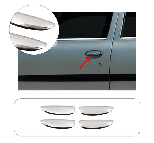 Dacia Logan (2005-2017) Stainless Steel Chrome Door Handle Covers - 4 Doors