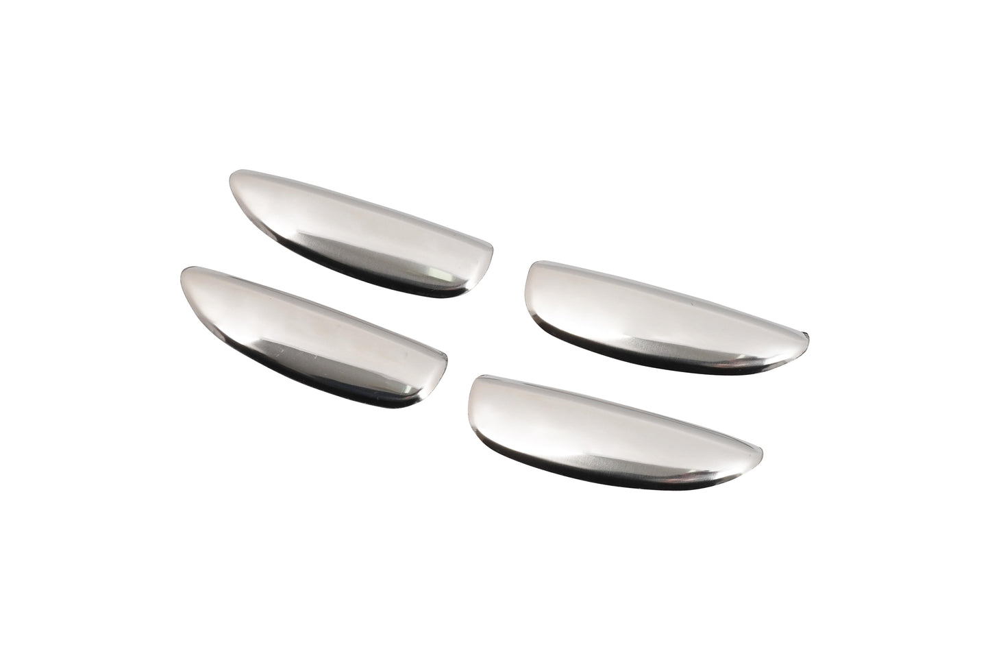Dacia Logan Phase 2 (2008-2013) Stainless Steel Chrome Door Handle Covers - 4 Doors