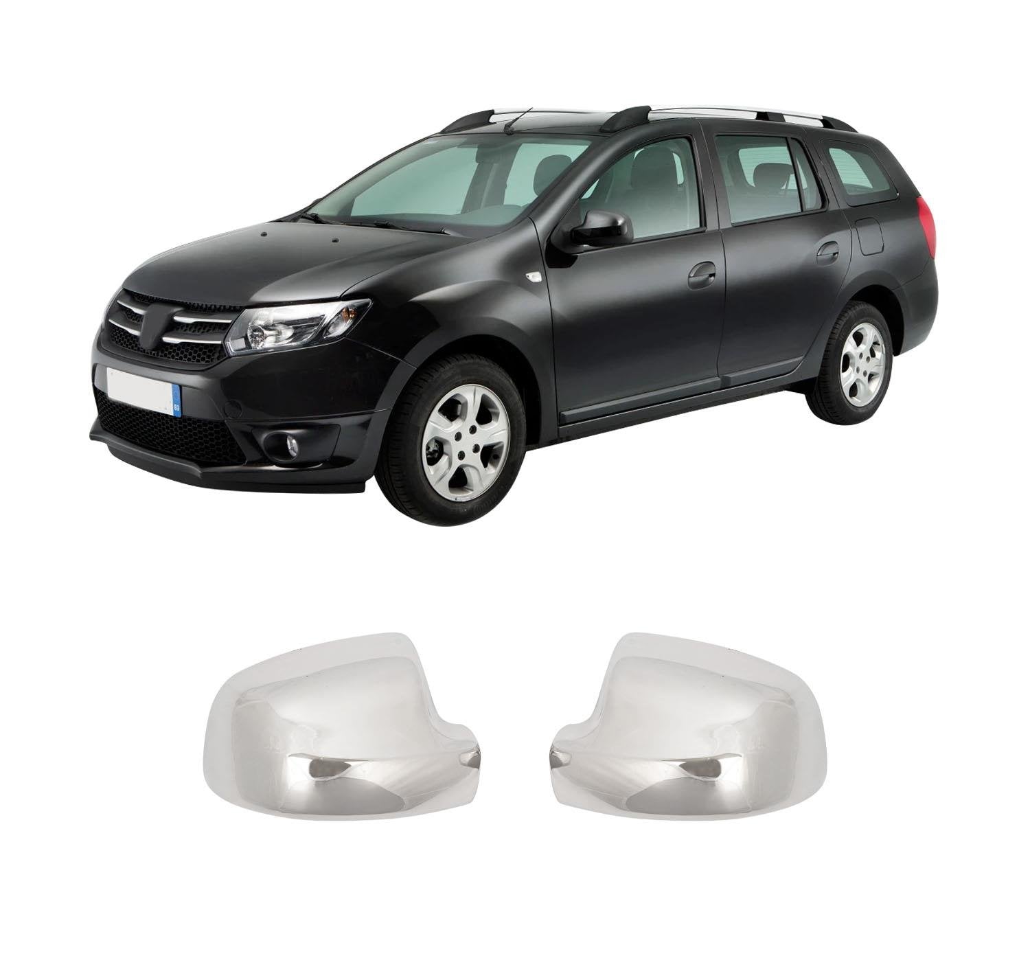 Dacia Logan MCV 2013 stainless steel mirror cover overlay