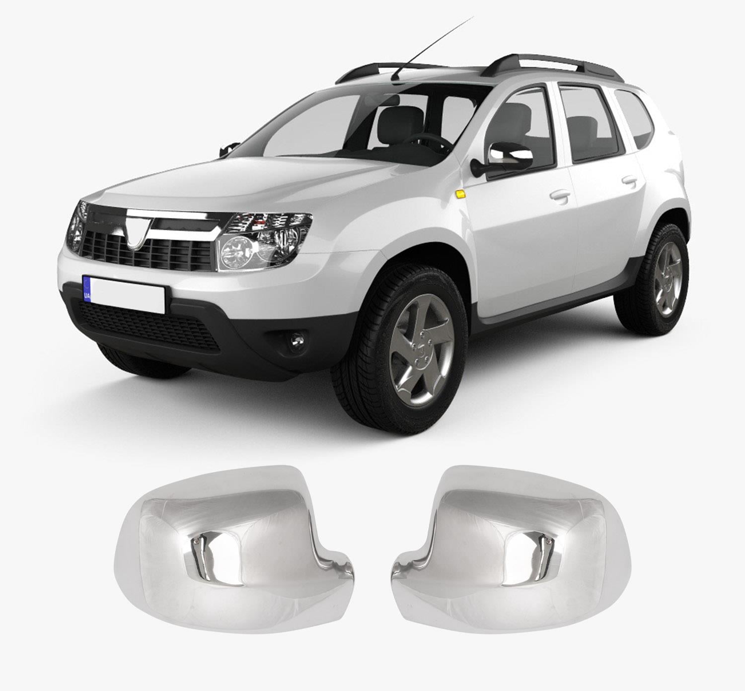 Dacia Duster 2014-2018 stainless steel mirror cover overlay