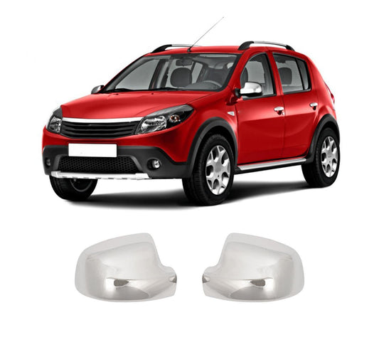 Dacia Sandero 2012-2020 stainless steel mirror cover overlay