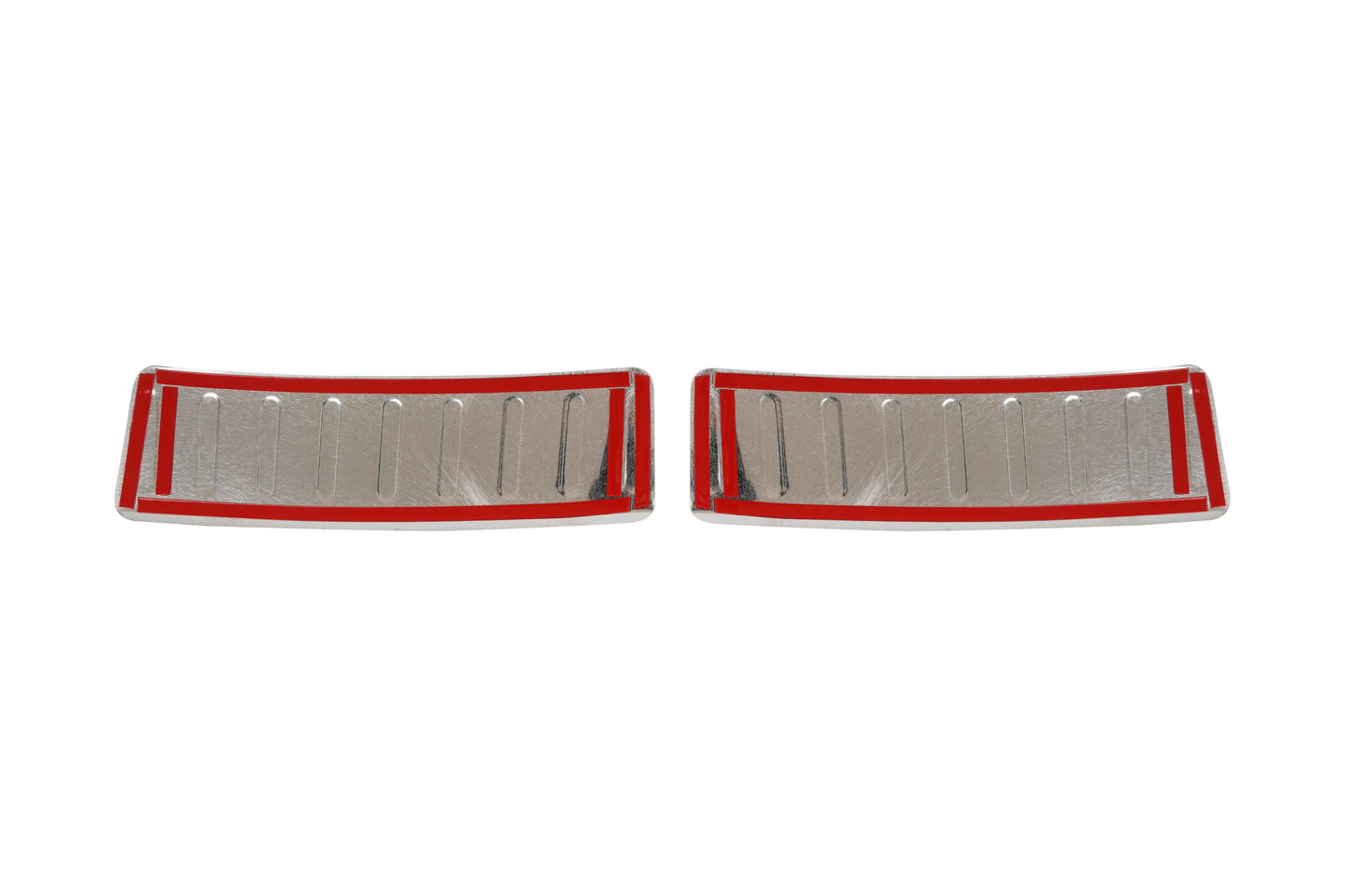 Dacia Sandero Stepway II 2013–2020 2-Piece Rear Bumper Sill Cover – Polished Stainless Steel