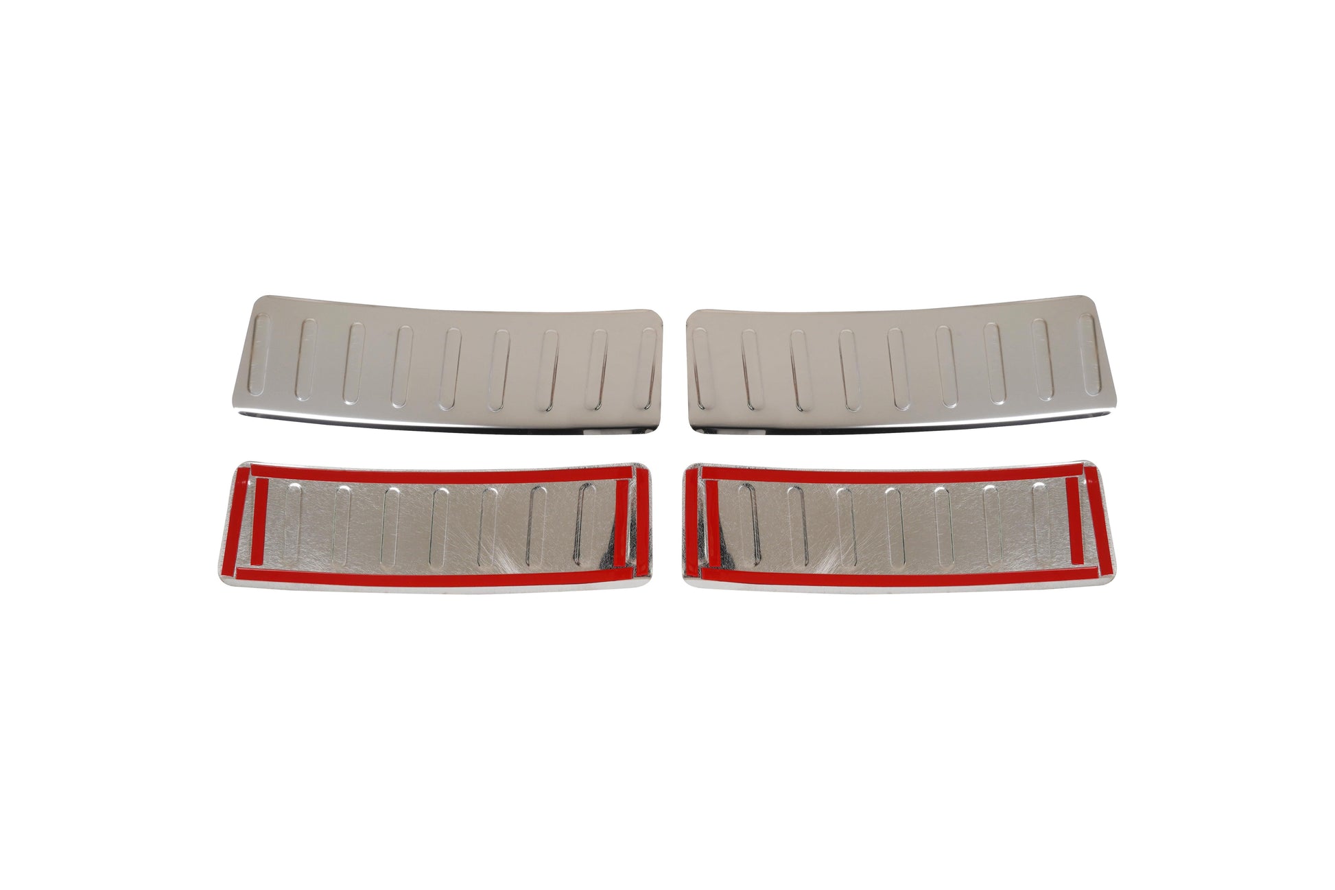 Front and adhesive backing views of Dacia Logan MCV II rear bumper sill cover