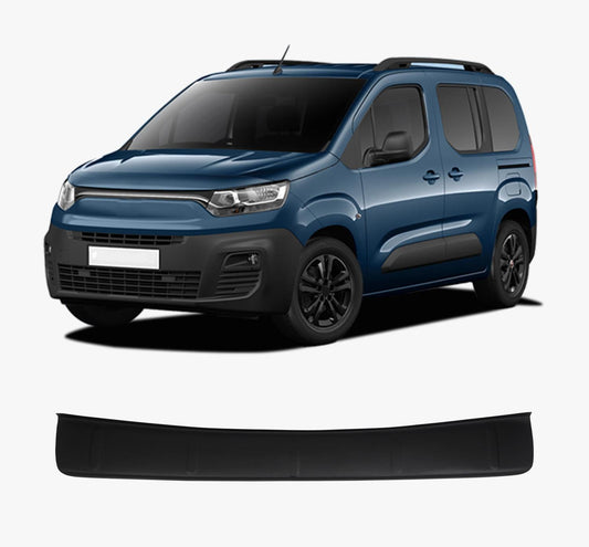 Fiat Doblo (2023-Present) Heavy-Duty Wide ABS Rear Bumper Protector Guard