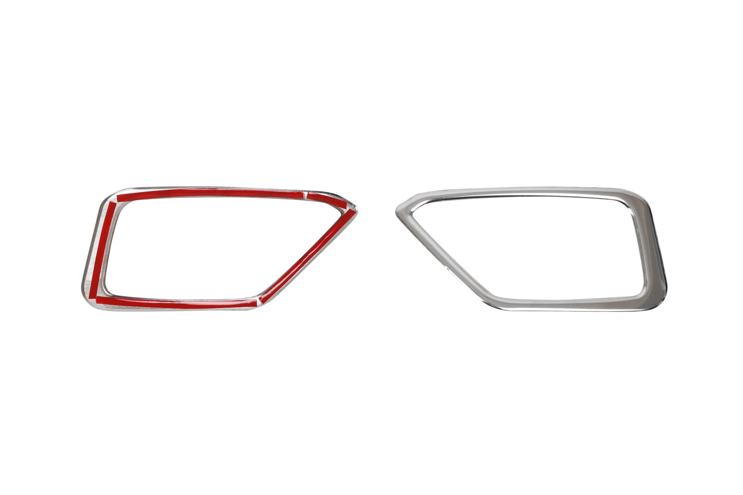 Fiat Tipo / Egea (2016-Present) Stainless Steel Chrome Front Fog Light Trims - 2 Pieces