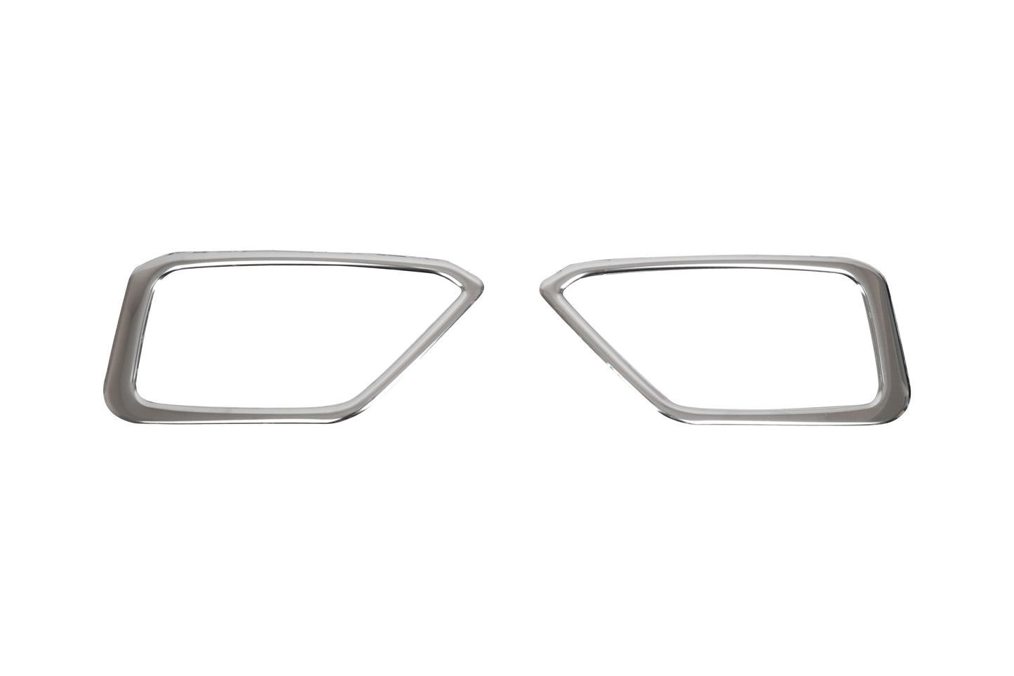 Fiat Tipo / Egea (2016-Present) Stainless Steel Chrome Front Fog Light Trims - 2 Pieces