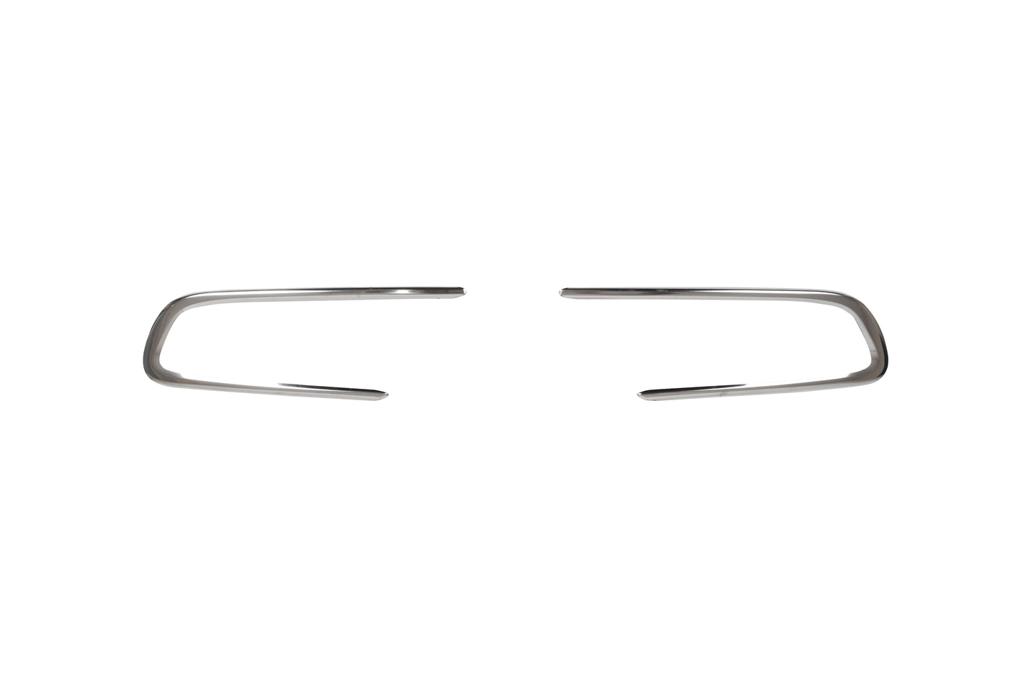 Fiat Tipo / Egea (2015-Present) Stainless Steel Chrome Front Fog Light Trims - 2 Pieces