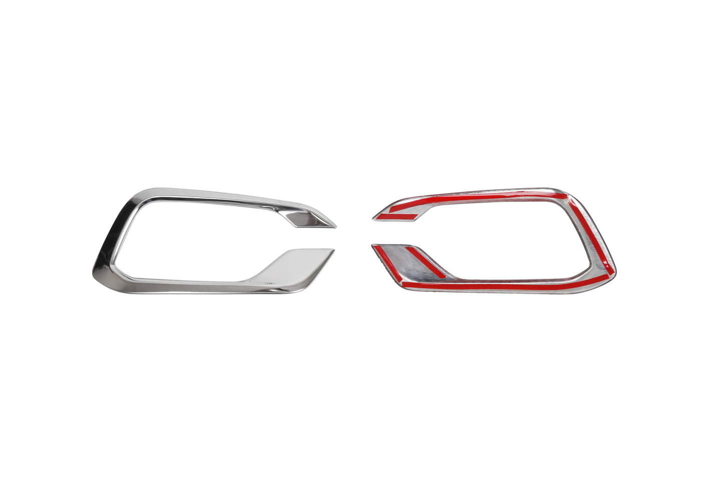 Fiat Tipo / Egea Facelift (2020-Present) Stainless Steel Chrome Front Fog Light Trims - 2 Pieces